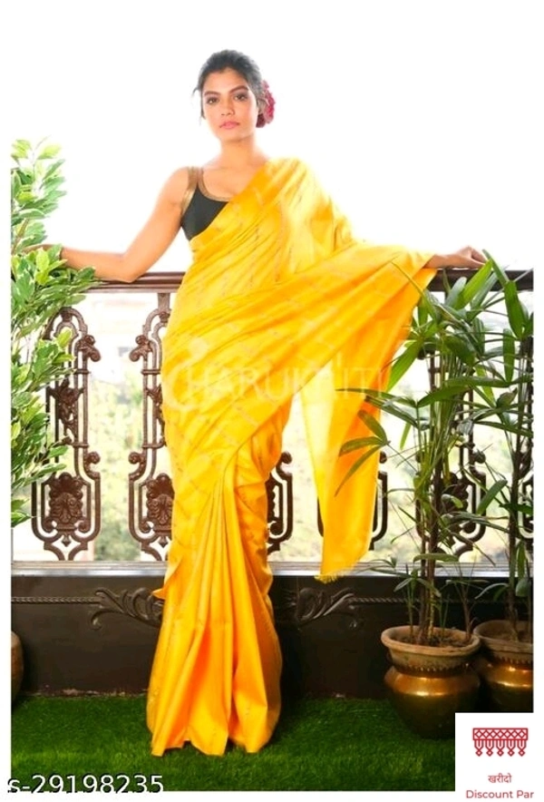Trendy Silk Sarees - 7, free size 