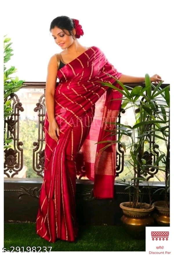 Trendy Silk Sarees - 7, free size 