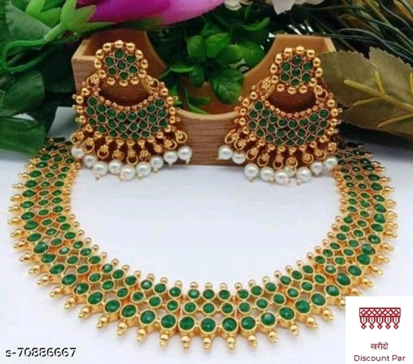 Diva Jewellery Set  - Red
