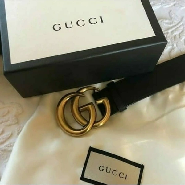 Gucci Belt - Free Size , Golden 