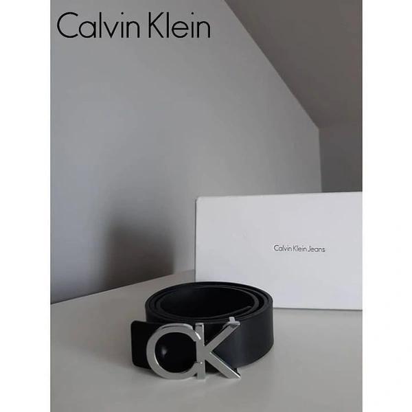 Calvin Klein Unisex Silver Belt (Box Bot Included)  - 34