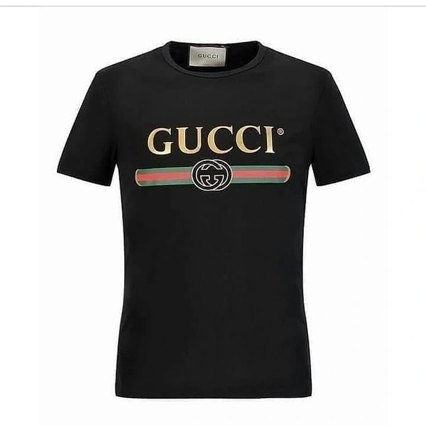 Gucci  Branded Premium Gucci Cotton Tshirt  - S, Black 