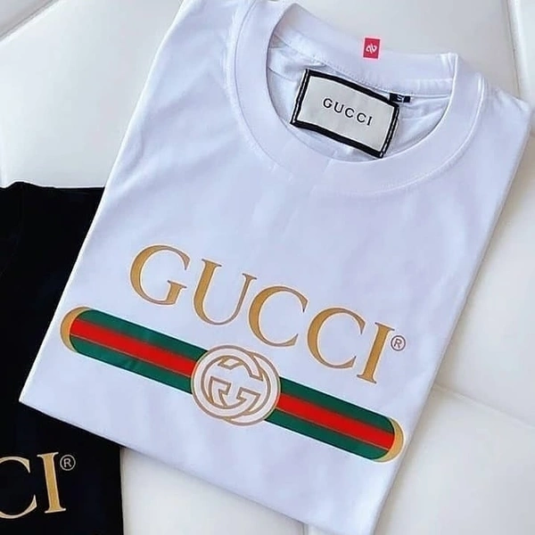 Gucci  Branded Premium Gucci Cotton Tshirt  - S, Black 