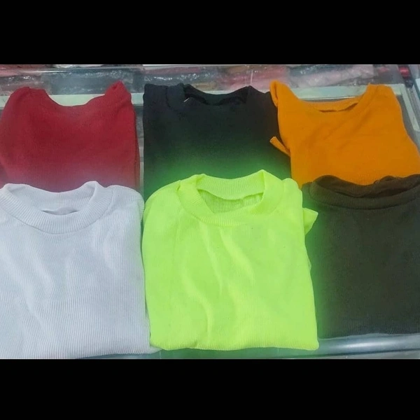 Turtle Neck Knitted Top - Yellow, M