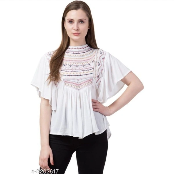 Ponchos Type Top - Peach, M