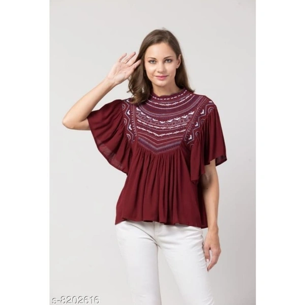 Ponchos Type Top - White, M