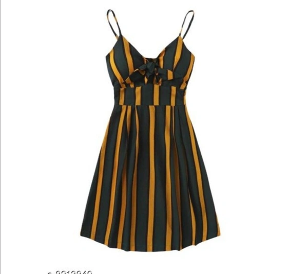 Striped Casual Dress - S