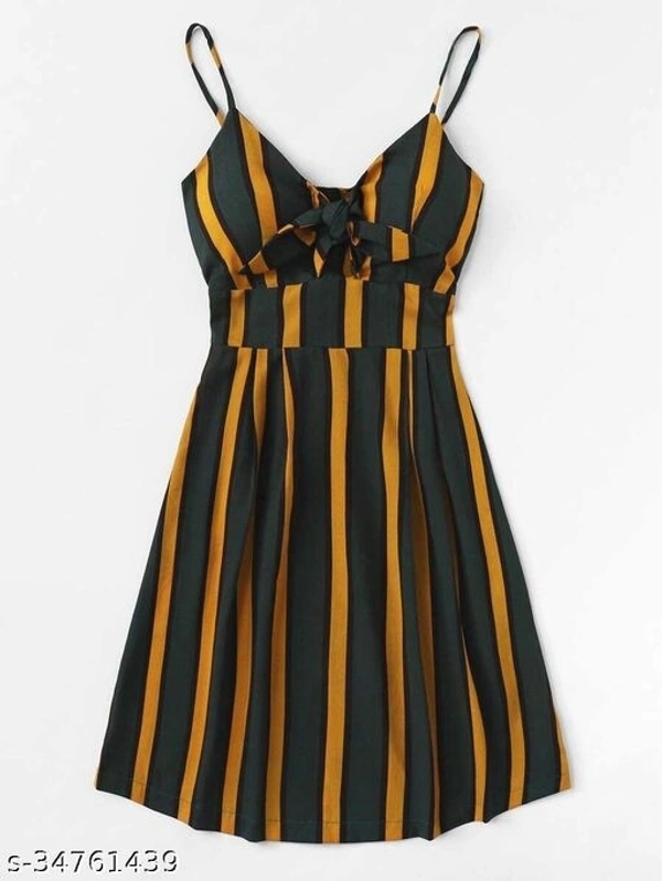 Striped Casual Dress - S