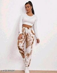 Women Joggers - 32, Brown