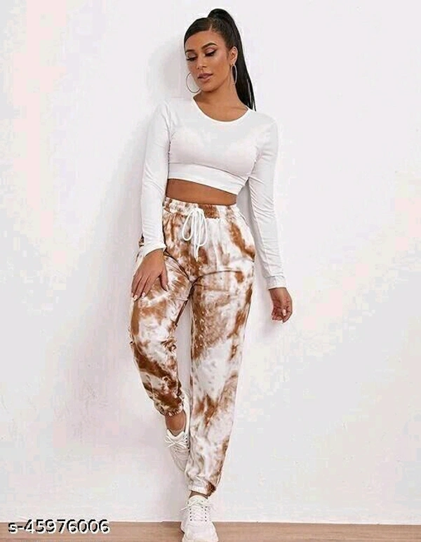 Women Joggers - 32, Brown