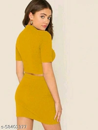 Night Out Two Piece - Yellow, XS