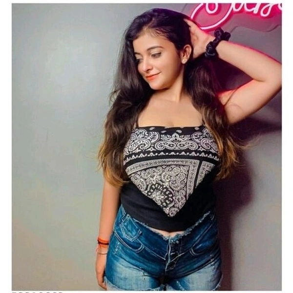 Handkerchief Top - Black, S