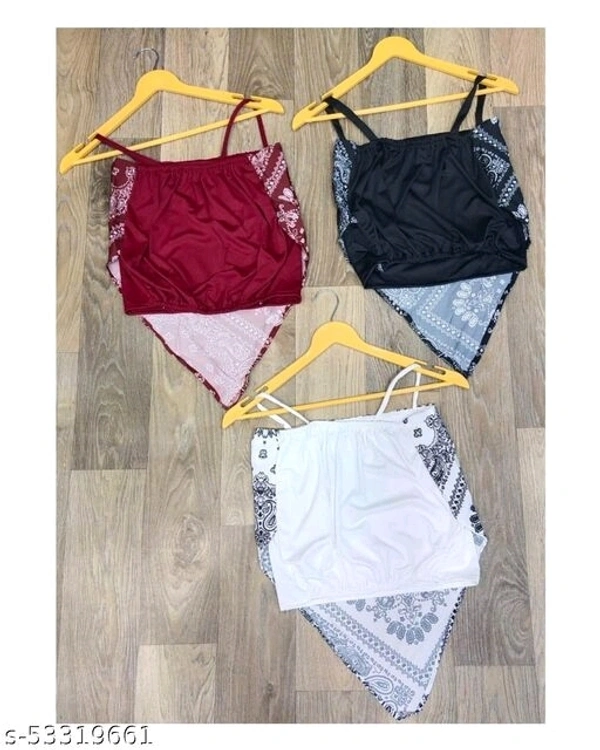 Handkerchief Top - Red, S