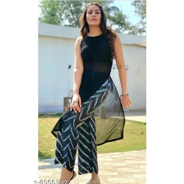 Organza Kurti And Pant - S