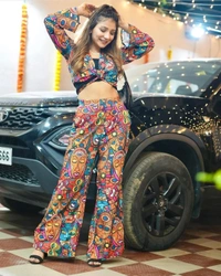Two Piece Boho Print Set - S