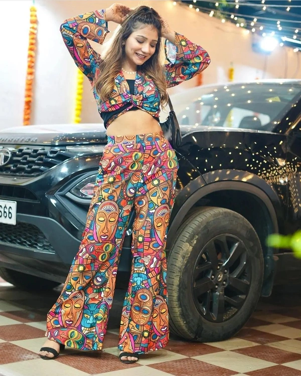 Two Piece Boho Print Set - S