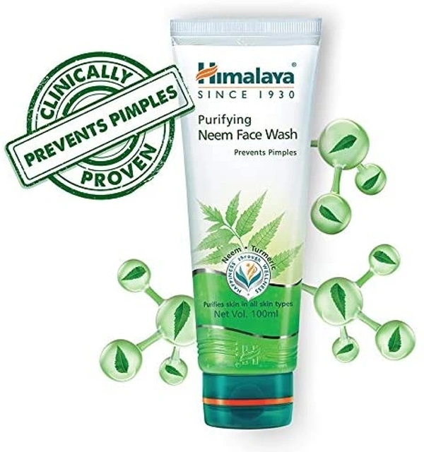 Himalaya Herbals Purifying Neem Face Wash - 100 ml, 2-3 days on orders over ₹499 shipped by Selection House
