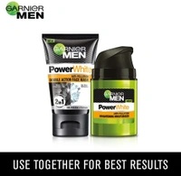 Garnier Men Power White Anti-Pollution Double Action Facewash - 100 ml, 2-3 days on orders over ₹499 shipped by Selection House