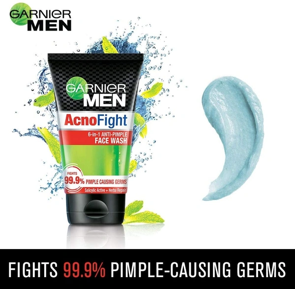 Garnier Men Acno Fight Anti-Pimple Facewash - 50 ml, 2-3 days on orders over ₹499 shipped by Selection House