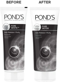 Pond's Pure Detox Anti-Pollution Purity Face Wash With Activated Charcoal - 100 ml, 2-3 days on orders over ₹499 shipped by Selection House