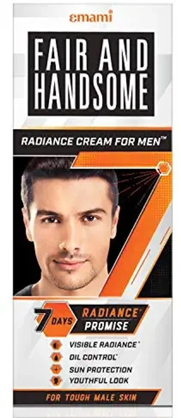 Fair and Handsome Radiance Cream For Men - 2-3 days on orders over ₹499 shipped by Selection House, 15gm