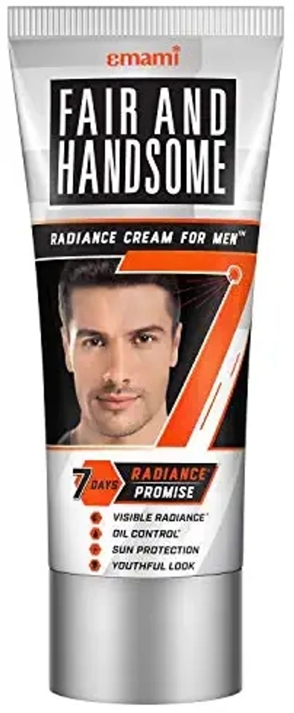 Fair and Handsome Radiance Cream For Men - 2-3 days on orders over ₹499 shipped by Selection House, 15gm
