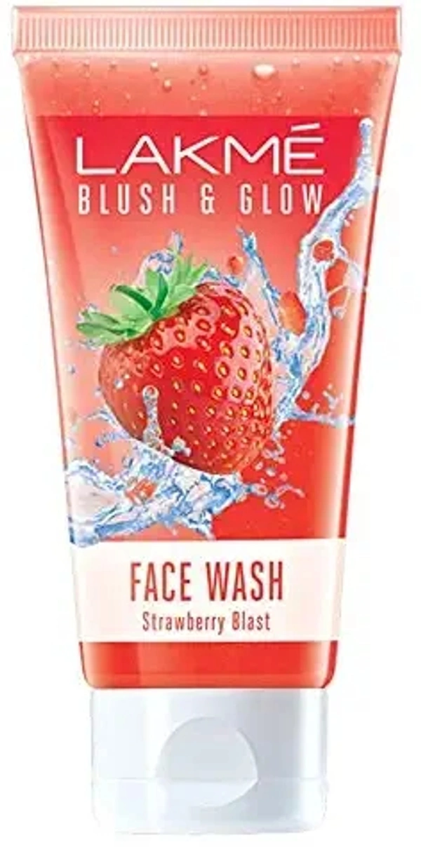 Lakme Blush & Glow Strawberry Freshness Gel Face Wash With Strawberry Extracts, - 2-3 days on orders over ₹499 shipped by Selection House, 50 ml