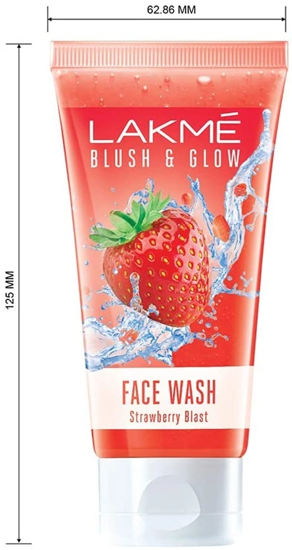 Lakme Blush & Glow Strawberry Freshness Gel Face Wash With Strawberry Extracts, - 2-3 days on orders over ₹499 shipped by Selection House, 50 ml