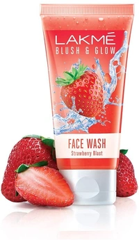 Lakme Blush & Glow Strawberry Freshness Gel Face Wash With Strawberry Extracts, - 2-3 days on orders over ₹499 shipped by Selection House, 100 ml