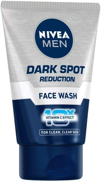 Visit the Nivea Store4.2 out of 5 stars  10,841ReviewsNIVEA Men Face Wash, Dark Spot Reduction, for Clean & Clear Skin with 10x Vitamin C Effect - 2-3 days on orders over ₹499 shipped by Selection House, 50 ml
