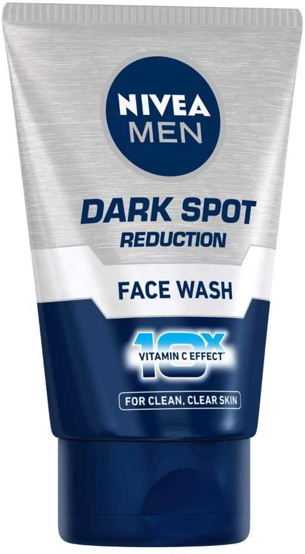 Visit the Nivea Store4.2 out of 5 stars  10,841ReviewsNIVEA Men Face Wash, Dark Spot Reduction, for Clean & Clear Skin with 10x Vitamin C Effect - 2-3 days on orders over ₹499 shipped by Selection House, 50 ml