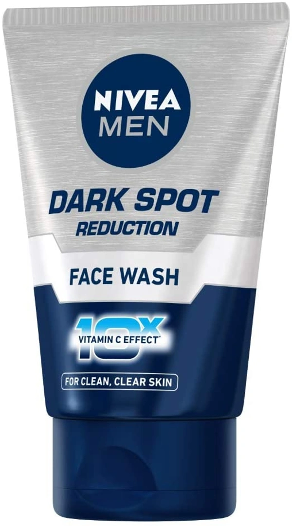 Visit the Nivea Store4.2 out of 5 stars  10,841ReviewsNIVEA Men Face Wash, Dark Spot Reduction, for Clean & Clear Skin with 10x Vitamin C Effect - 2-3 days on orders over ₹499 shipped by Selection House, 50 ml