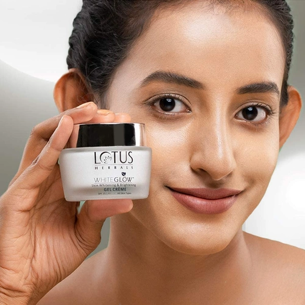 Lotus Herbals WhiteGlow Skin Whitening And Brightening Gel, Face Cream with SPF-25, for all skin types, 40g - 40 gm, 2-3 days on orders over ₹499 shipped by Selection House