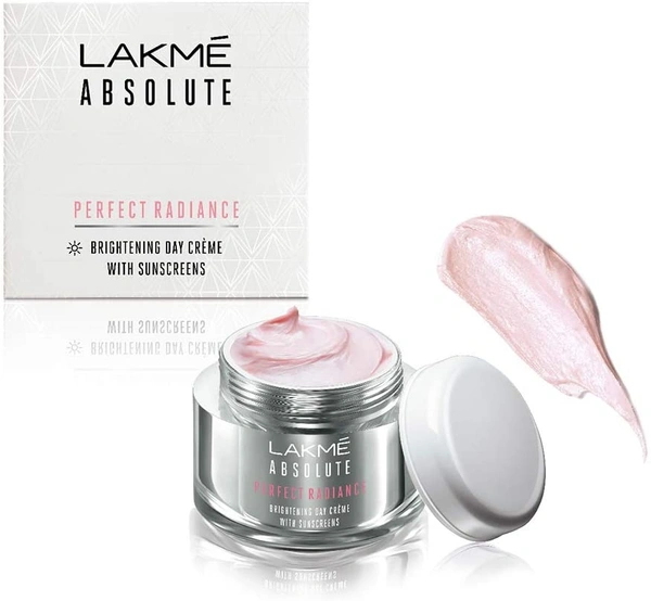 Lakme Absolute Perfect Radiance Brightening Day Cream 50 g, SPF 30, Daily Illuminating Face Moisturizer for Glowing Skin - With Glycerin & Niacinamide - 2-3 days on orders over ₹499 shipped by Selection House, 50 gm