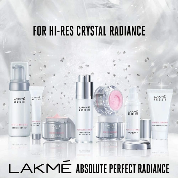 Lakme Absolute Perfect Radiance Brightening Day Cream 50 g, SPF 30, Daily Illuminating Face Moisturizer for Glowing Skin - With Glycerin & Niacinamide - 2-3 days on orders over ₹499 shipped by Selection House, 50 gm