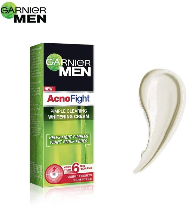 Garnier Men Acno Fight Pimple Clearing Whitening Day Cream - 2-3 days on orders over ₹499 shipped by Selection House, 20 gm