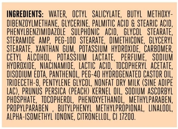 Lakme Peach Milk Face Moisturizer SPF 24 PA++, Daily Light Sunscreen Lotion with Vitamin C for Glowing Skin - Sun Protection for Women - 2-3 days on orders over ₹499 shipped by Selection House, 200 ml