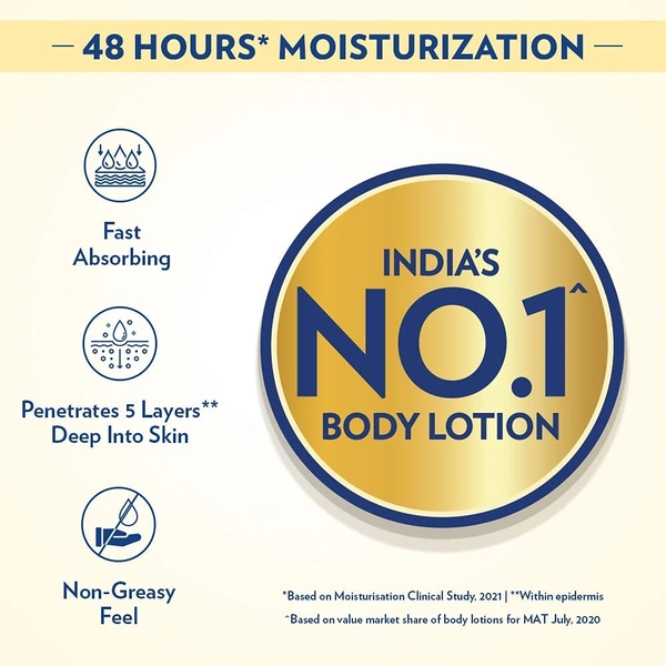 Vaseline Intensive Care Deep Moisture Nourishing Body Lotion Daily Moisturizer for Dry Skin, Gives Non-Greasy, Glowing Skin - For Men & Women - 100 ml, 2-3 days on orders over ₹499 shipped by Selection House