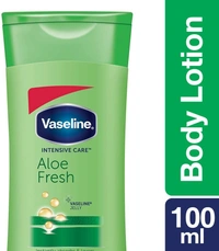 Vaseline Intensive Care Aloe Fresh Body Lotion, With 100% Aloe Extract, Non Greasy, Non Sticky Formula For Hand & Body,  - 2-3 days on orders over ₹499 shipped by Selection House, 100 ml