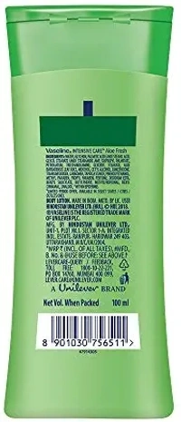 Vaseline Intensive Care Aloe Fresh Body Lotion, With 100% Aloe Extract, Non Greasy, Non Sticky Formula For Hand & Body,  - 2-3 days on orders over ₹499 shipped by Selection House, 100 ml