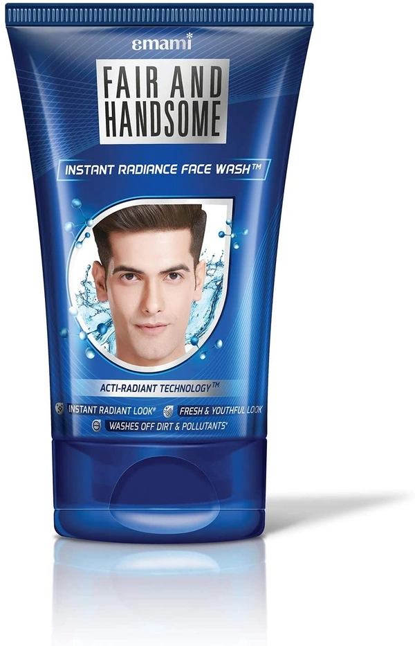 Fair and Handsome Instant Radiance Face Wash - 2-3 days on orders over ₹499 shipped by Selection House, 100 ml