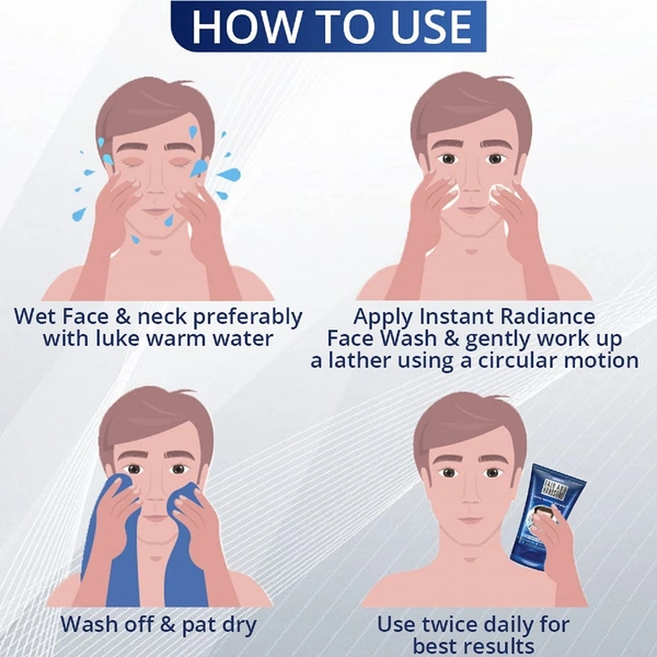 Fair and Handsome Instant Radiance Face Wash - 2-3 days on orders over ₹499 shipped by Selection House, 50 ml