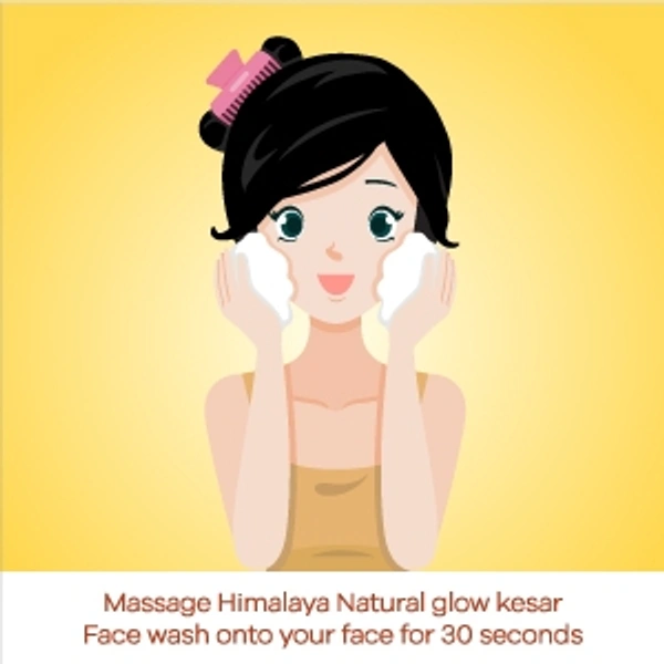 Himalaya Natural Glow Kesar Face Wash - 100 gm, 2-3 days on orders over ₹499 shipped by Selection House
