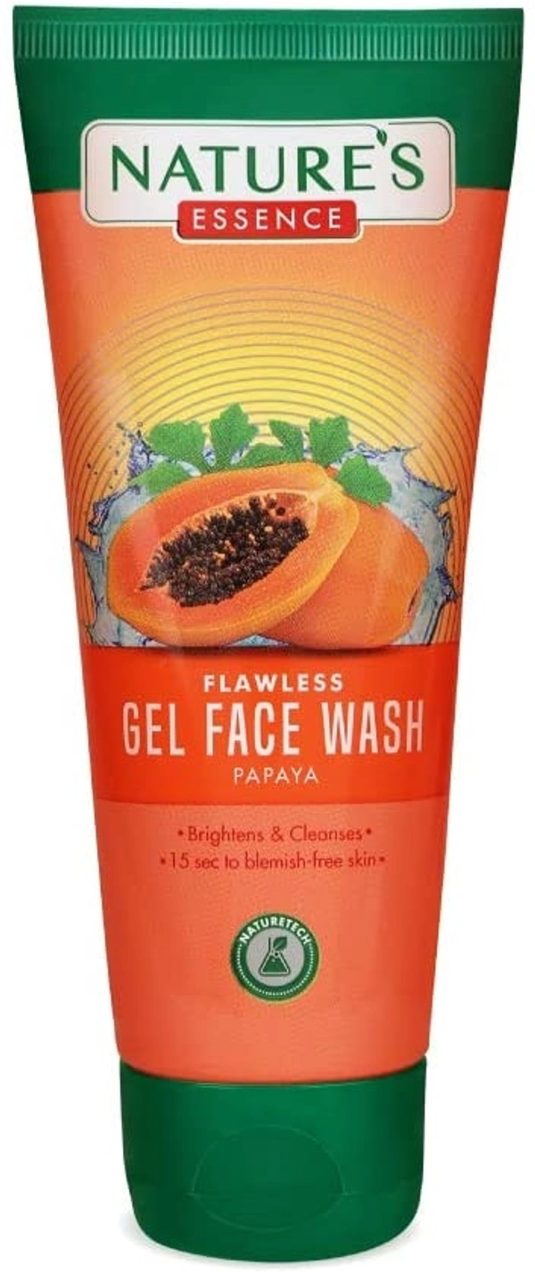 Nature's Essence flawless gel face wash Papaya 65ml - 2-3 days on orders over ₹499 shipped by Selection House, 65 ml