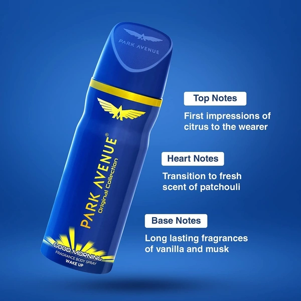 Park Avenue Good Morning Body Deodorant for Men, 100 ml - 2-3 days on orders over ₹499 shipped by Selection House, 150 ml