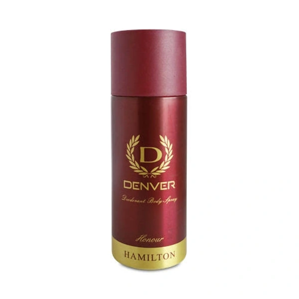 Denver Hamilton Deodorant Body Spray for Unisex - 2-3 days on orders over ₹499 shipped by Selection House, 150 ml, Red