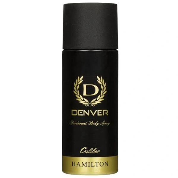 Denver Hamilton Deodorant Body Spray for Unisex - 2-3 days on orders over ₹499 shipped by Selection House, 150 ml, Black