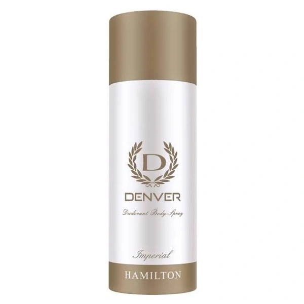 Denver Hamilton Deodorant Body Spray for Unisex - White, 150 ml, 2-3 days on orders over ₹499 shipped by Selection House