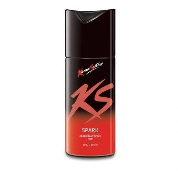 Kama Sutra Spark Deodorant Spray for Men, 150 ml - Red, 2-3 days on orders over ₹499 shipped by Selection House, 150 ml