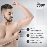 Wild Stone Code Chrome No Gas Body Perfume for Men, Long Lasting Masculine Fragrance for Office Wear -120 ml - 2-3 days on orders over ₹499 shipped by Selection House, 120 ml, Chrome